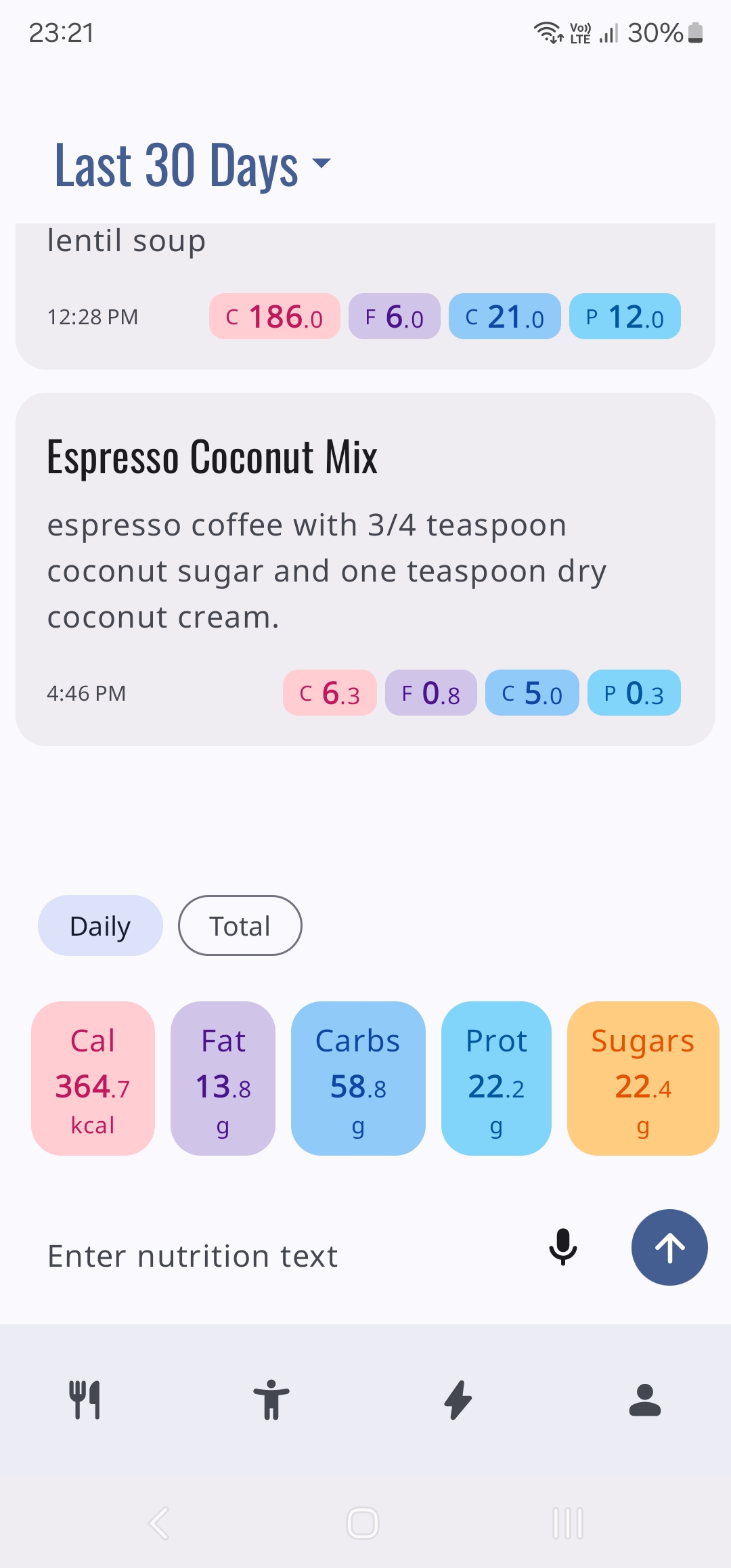 Personalized Nutrition Tracking Image